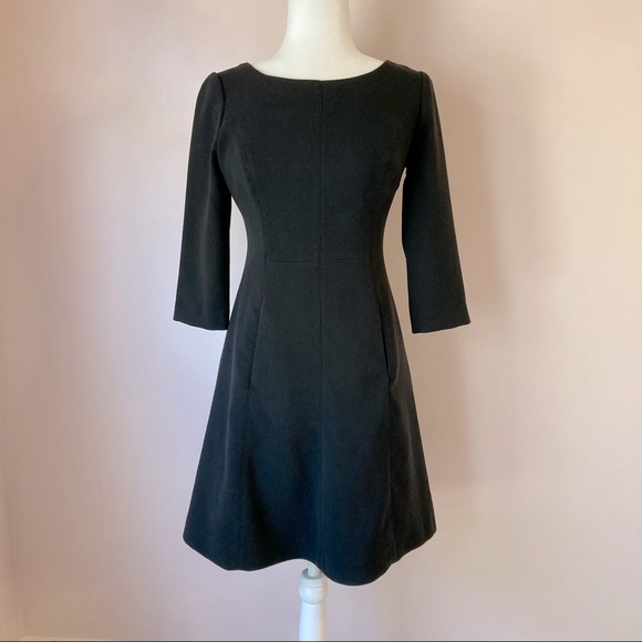 Vince Camuto Dresses & Skirts - 🌸HP🌸 Vince Camuto LBD A-line Dress 3/4 Sleeve POCKETS  | Women's Size 2